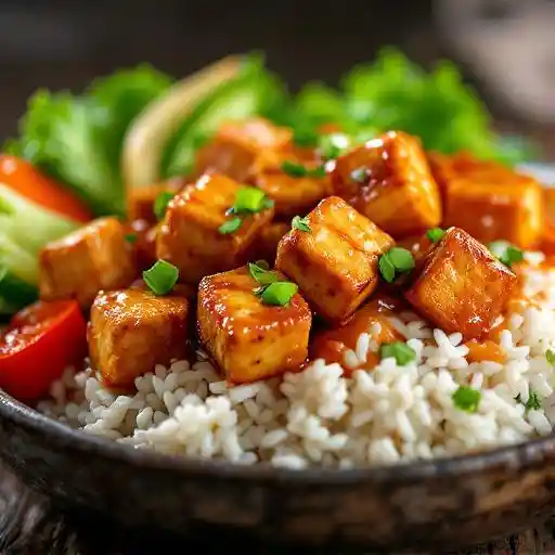 Spicy Tofu Teriyaki