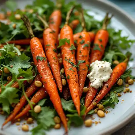 ZA’ATAR ROASTED BABY CARROTS