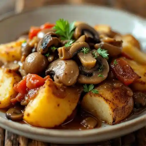 Vegan Mushroom Bourguignon