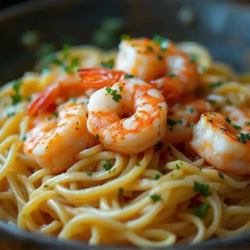 Shrimp or Scallop Scampi