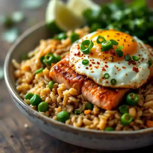 Salmon Fried Rice*