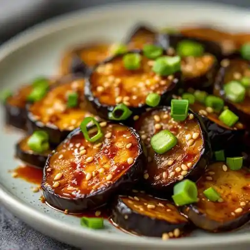 Miso Glazed Eggplant