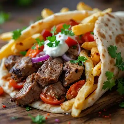 Lamb Souvlaki Gyro