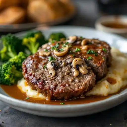 Retro Meatloaf with Mashed Potatoes