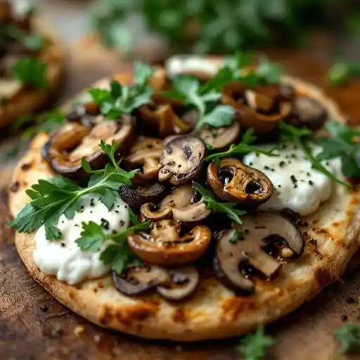 Morning Mushroom Flatbread