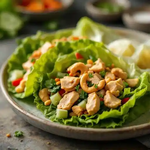 Cashew Chicken Lettuce Wraps M