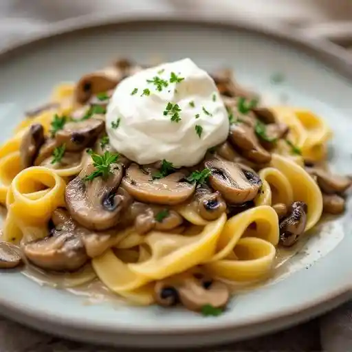 Mushroom Stroganoff