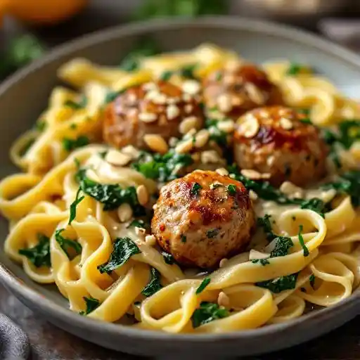 Rigatoni and Meatballs