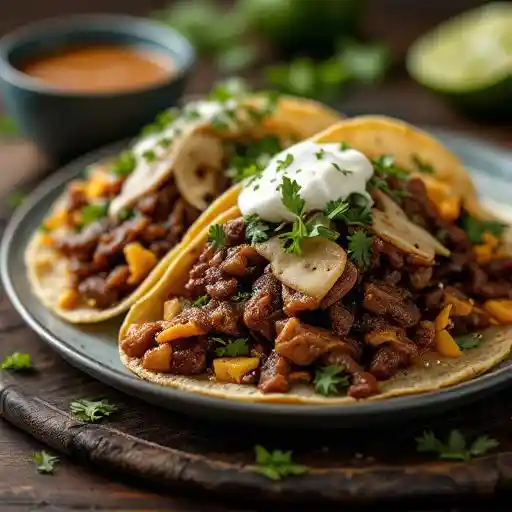 Bison Quesabirria Tacos