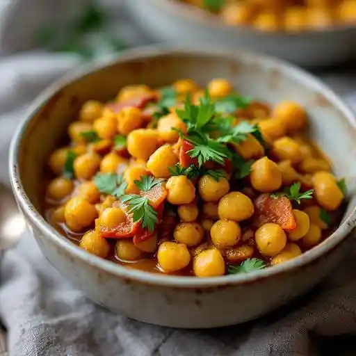 Curried Chickpeas Stew