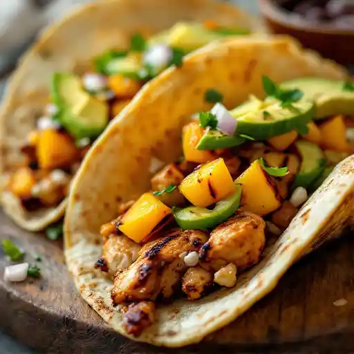CHICKEN TINGA TACOS