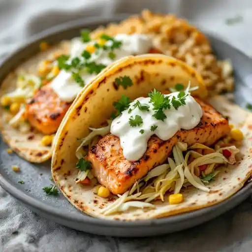 Blackened Salmon Tacos