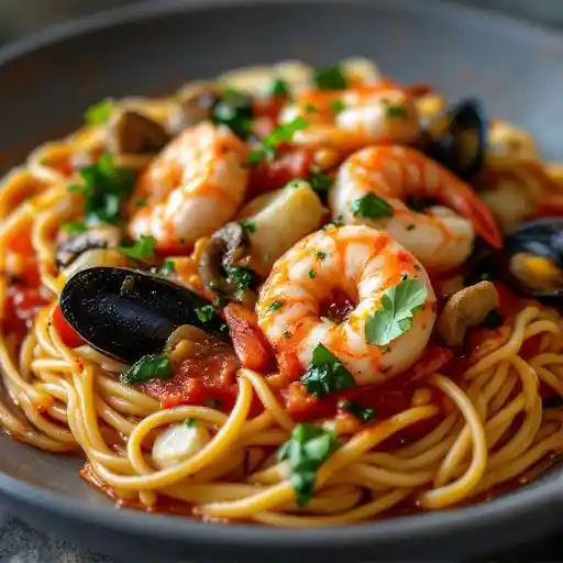 Seafood Pasta Pomodoro