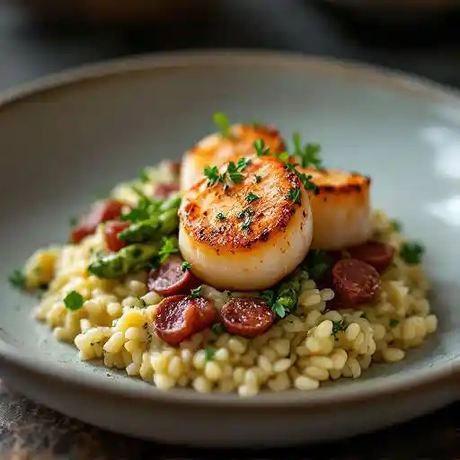 House Smoked Scallop & Soppressata Risotto