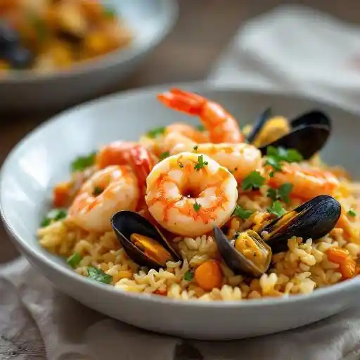 Coconut Curry Seafood Rice