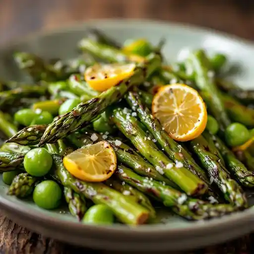 Grilled Asparagus & Snap Pea