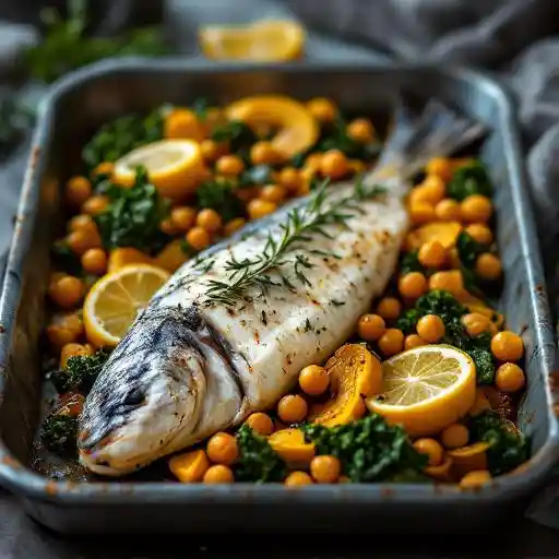 Whole Roasted Branzino