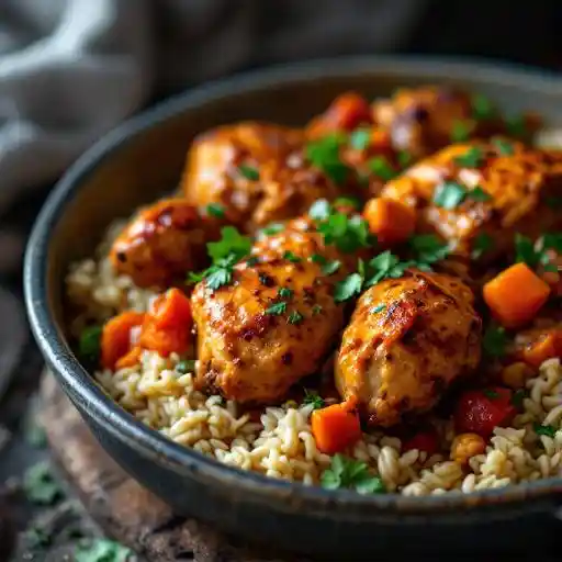 Moroccan Chicken Braise