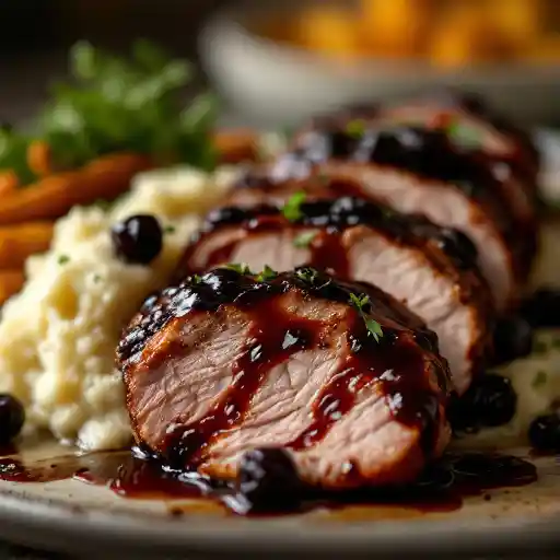 Black Cherry BBQ Pork Tenderloin