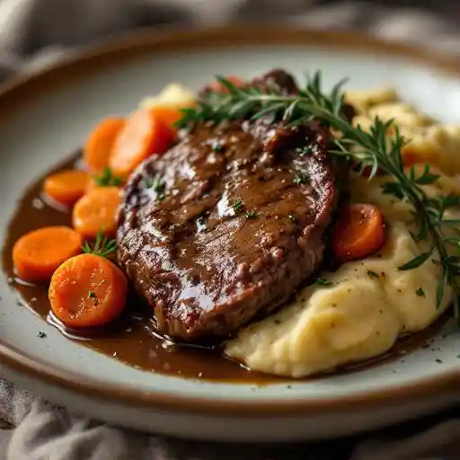 Slow-Braised Lamb Shank