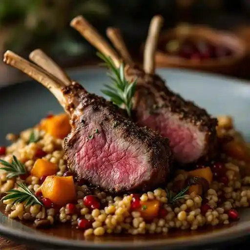 Niman Ranch Herb-Crusted Rack of Lamb