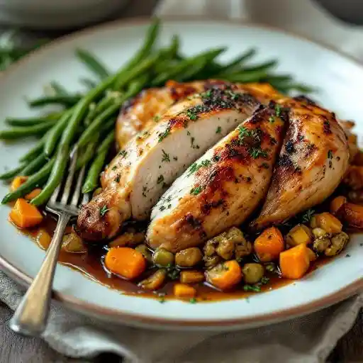 Half Roasted Chicken