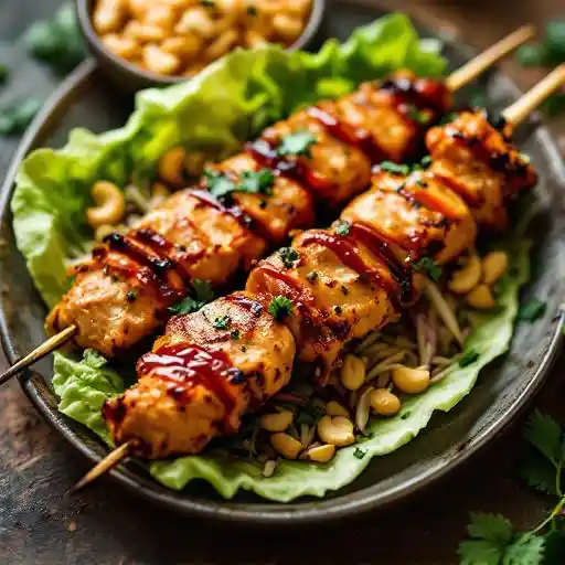 Piri Piri Chicken Skewers