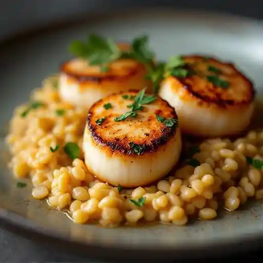 Pan-Seared Scallops