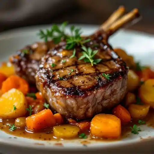MANGO GLAZED LAMB CHOP*