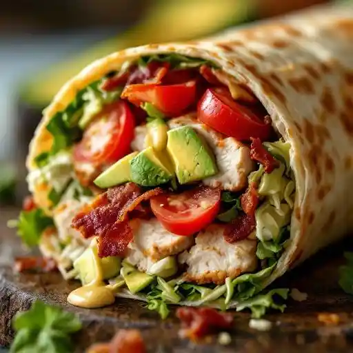 chicken bacon avocado wrap