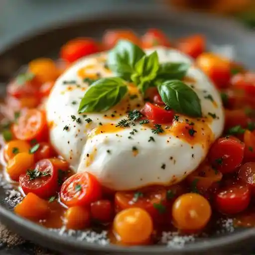 Burrata Peperonata
