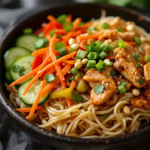 Thai Peanut Noodle Bowl