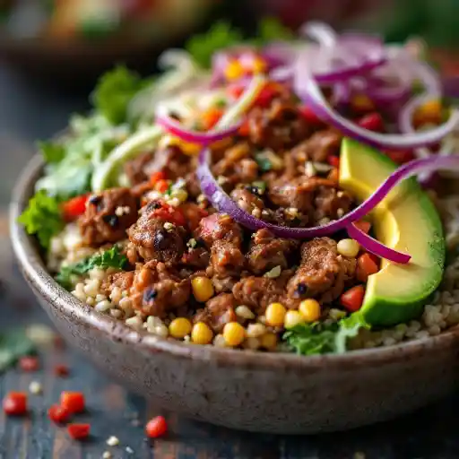 Gaby's Carne Asada Green Rice Burrito Bowl