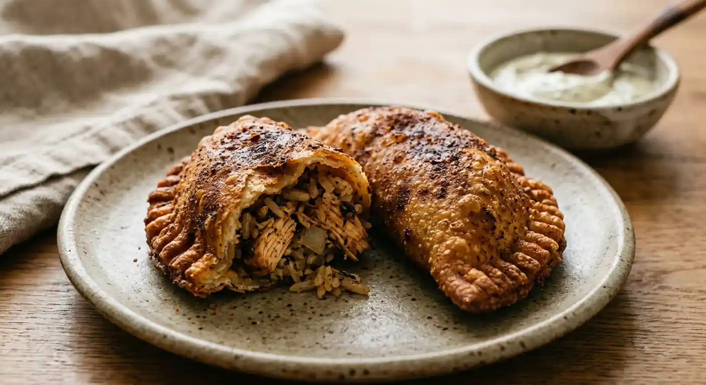 BLACKENED CHICKEN EMPANADAS