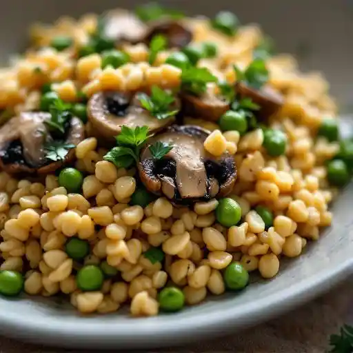 Mushroom and Farro