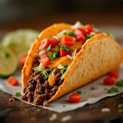 Crispy Beef & Cheese Tacos