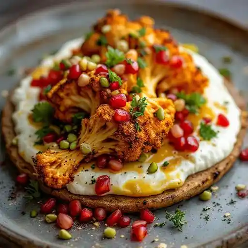 Harissa Roasted Cauliflower
