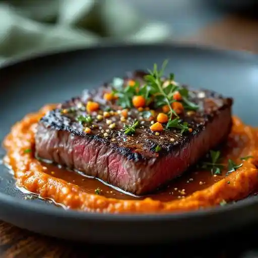 Pan-Seared Bavette Steak