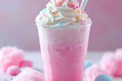 Cotton Candy recipe served in a glass, by Pekin the Chef