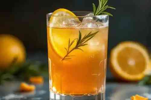 Scarborough Fair recipe served in a glass, by Pekin the Chef