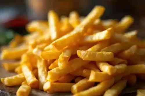 Freddy's Fresh Fries recipe served on a plate, by Pekin the Chef