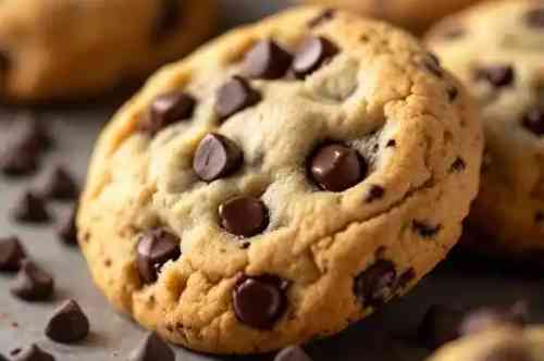 Chocolate Chip Cookies recipe served on a plate, by Pekin the Chef