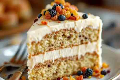 Sweet Home Carolina Cake recipe served on a plate, by Pekin the Chef