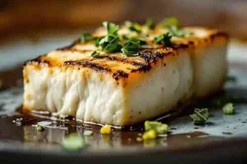 Robalo Chileno Grelhado recipe served on a plate, by Pekin the Chef