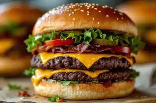 JOEY Cheeseburger recipe served on a plate, by Pekin the Chef