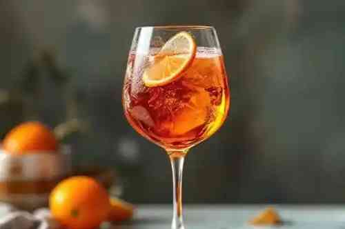 Aperol Spritz recipe served in a glass, by Pekin the Chef