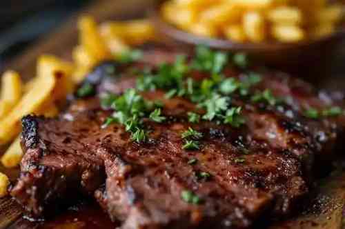 Lucille's BBQ Tri Tip recipe served on a plate, by Pekin the Chef