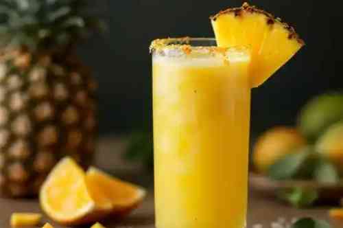 Pineapple Painkiller recipe served in a glass, by Pekin the Chef