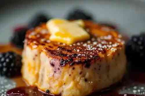 Seared Foie Gras recipe served on a plate, by Pekin the Chef