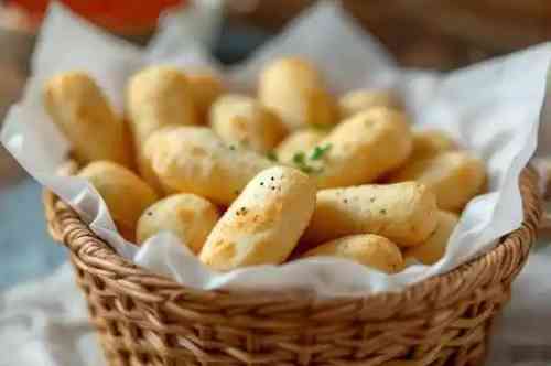 Breadsticks & Sauce recipe served on a plate, by Pekin the Chef